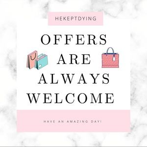 Hey y’all if you like a garment or accessory don’t be shy to make an offer!